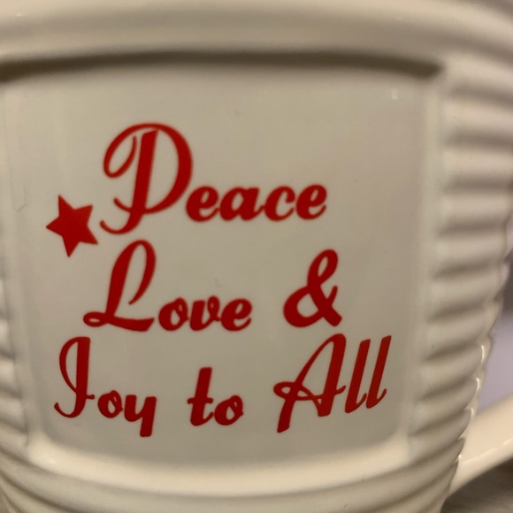 The Old Pottery Company Ceramic "Peace Love & Joy to All" Mug" by Just Mugs,LTD - Picture 2 of 8